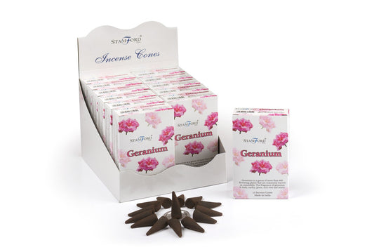 Geranium incense cones