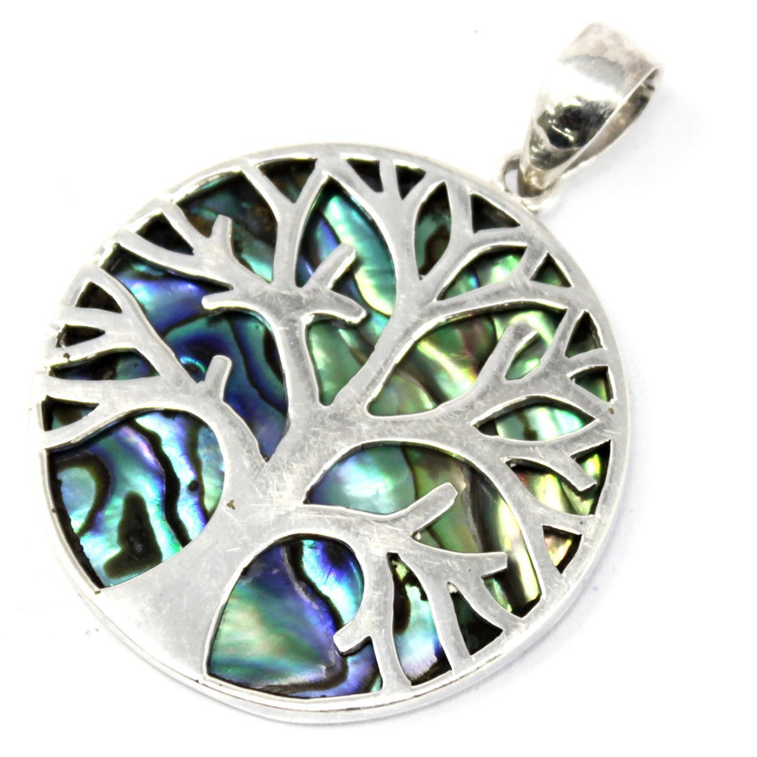 Tree of Life Silver Hanging 30mm - Abulón