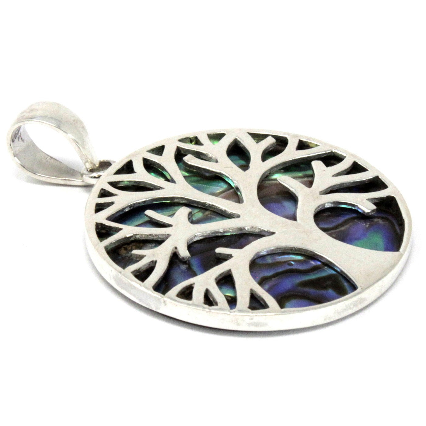 Tree of Life Silver Hanging 30mm - Abulón