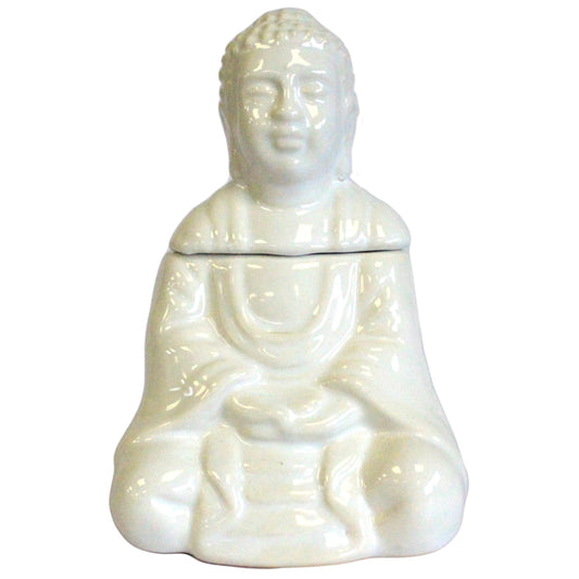 Quemador accept seated Buddha - Blanco