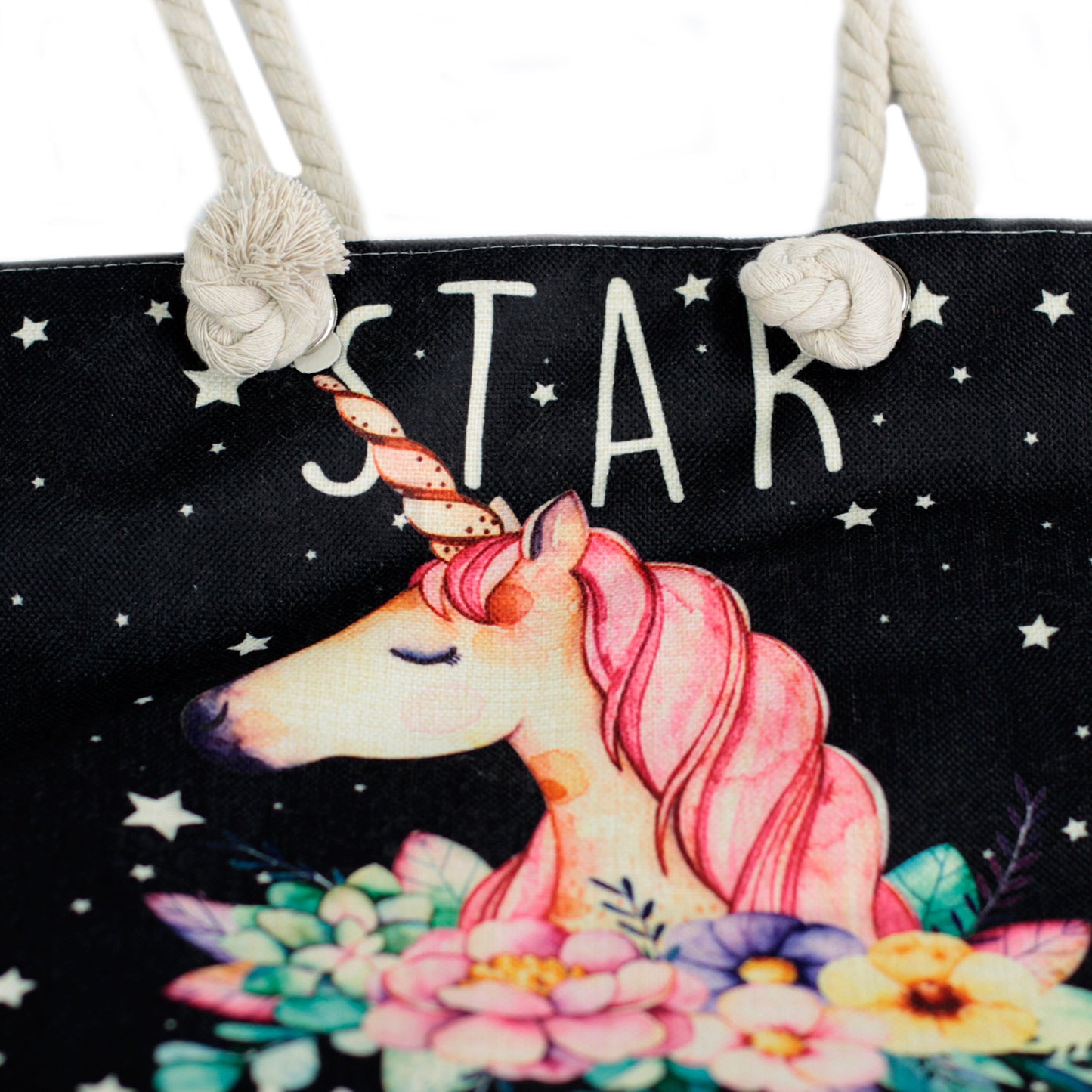 Shopper bag with wing - unicornio