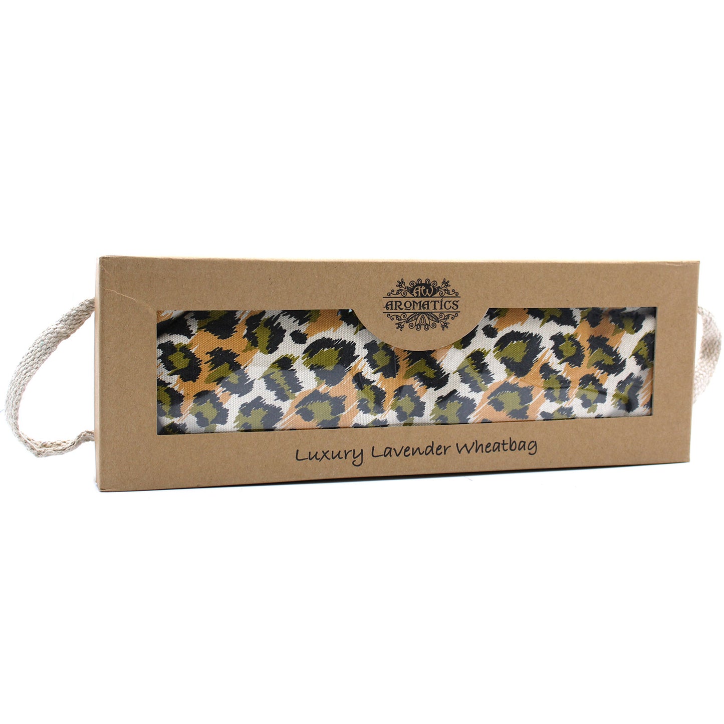 Lavender Wheat Bag in Gift Box - Night Leopard