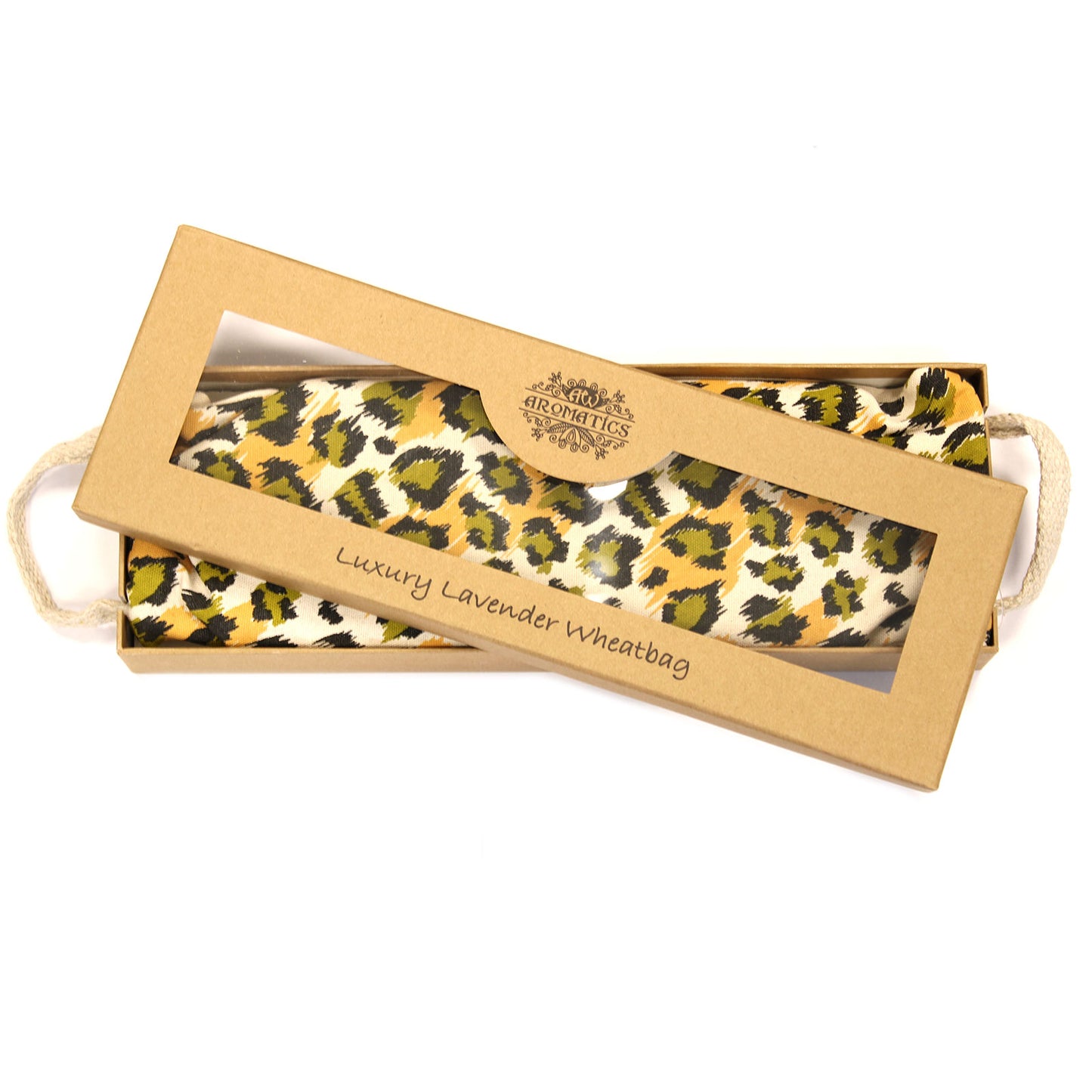 Lavender Wheat Bag in Gift Box - Night Leopard