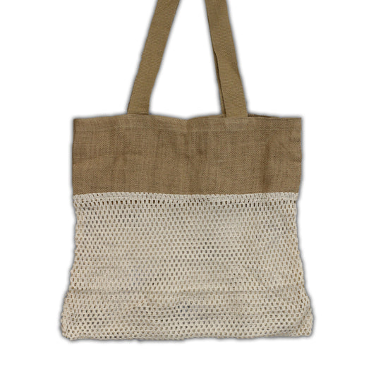 Pure Cotton Soft Yute Bag - Natural