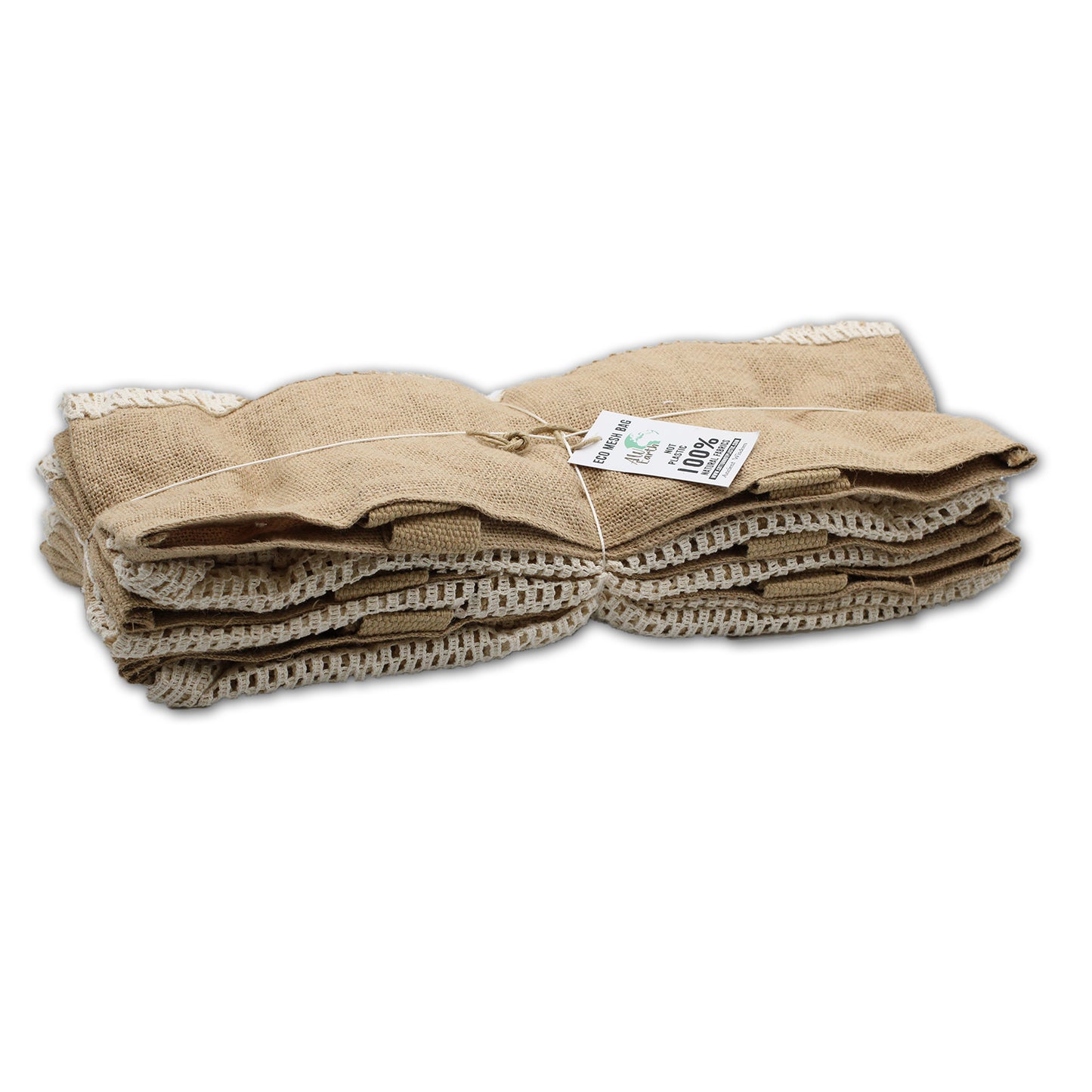 Pure Cotton Soft Yute Bag - Natural