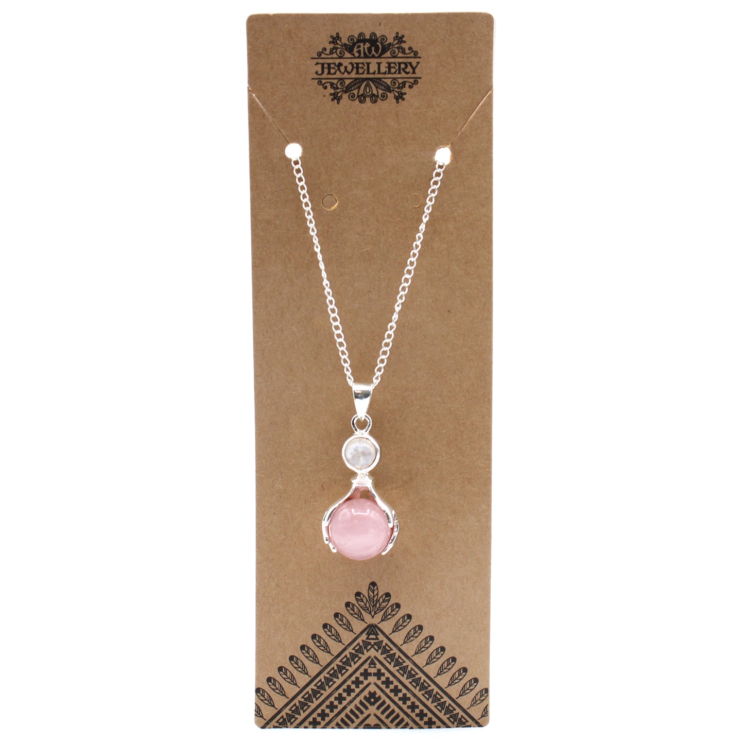 Precious Stone Curative Hand Strap - Pink Cuarzo