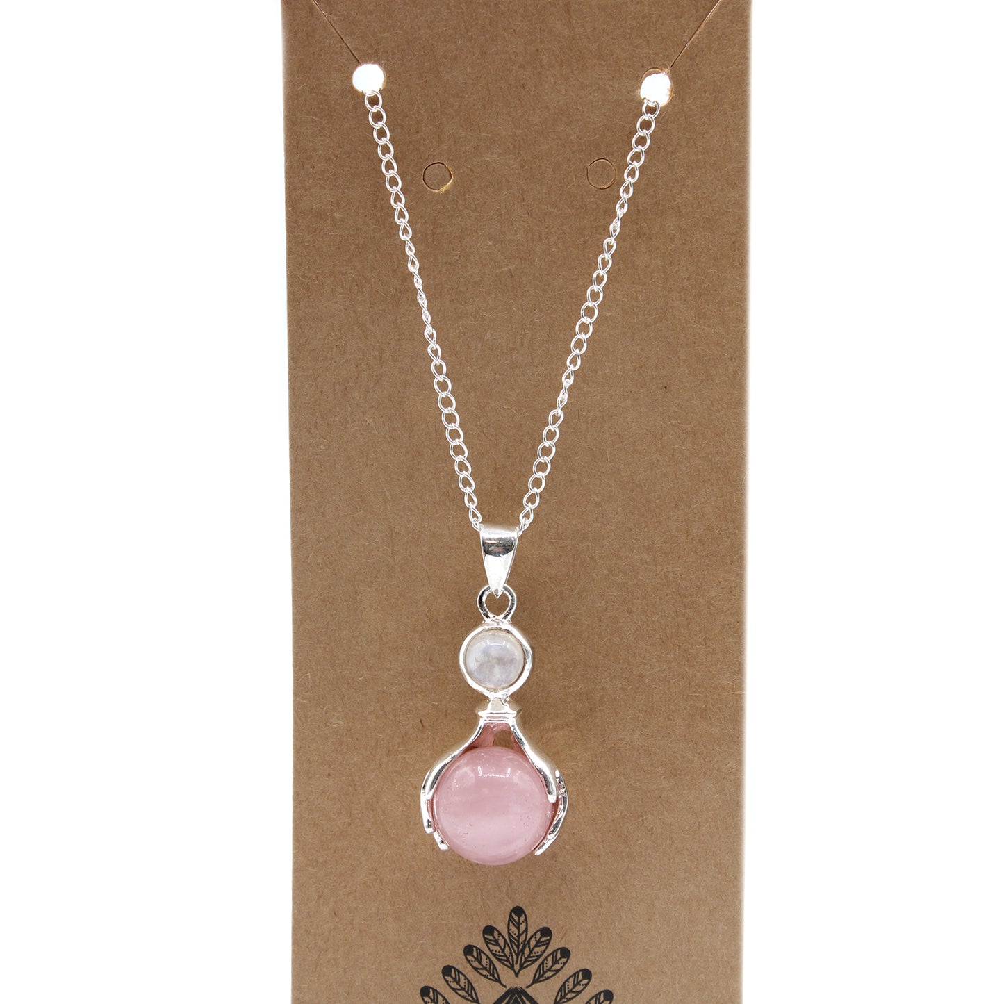 Precious Stone Curative Hand Strap - Pink Cuarzo