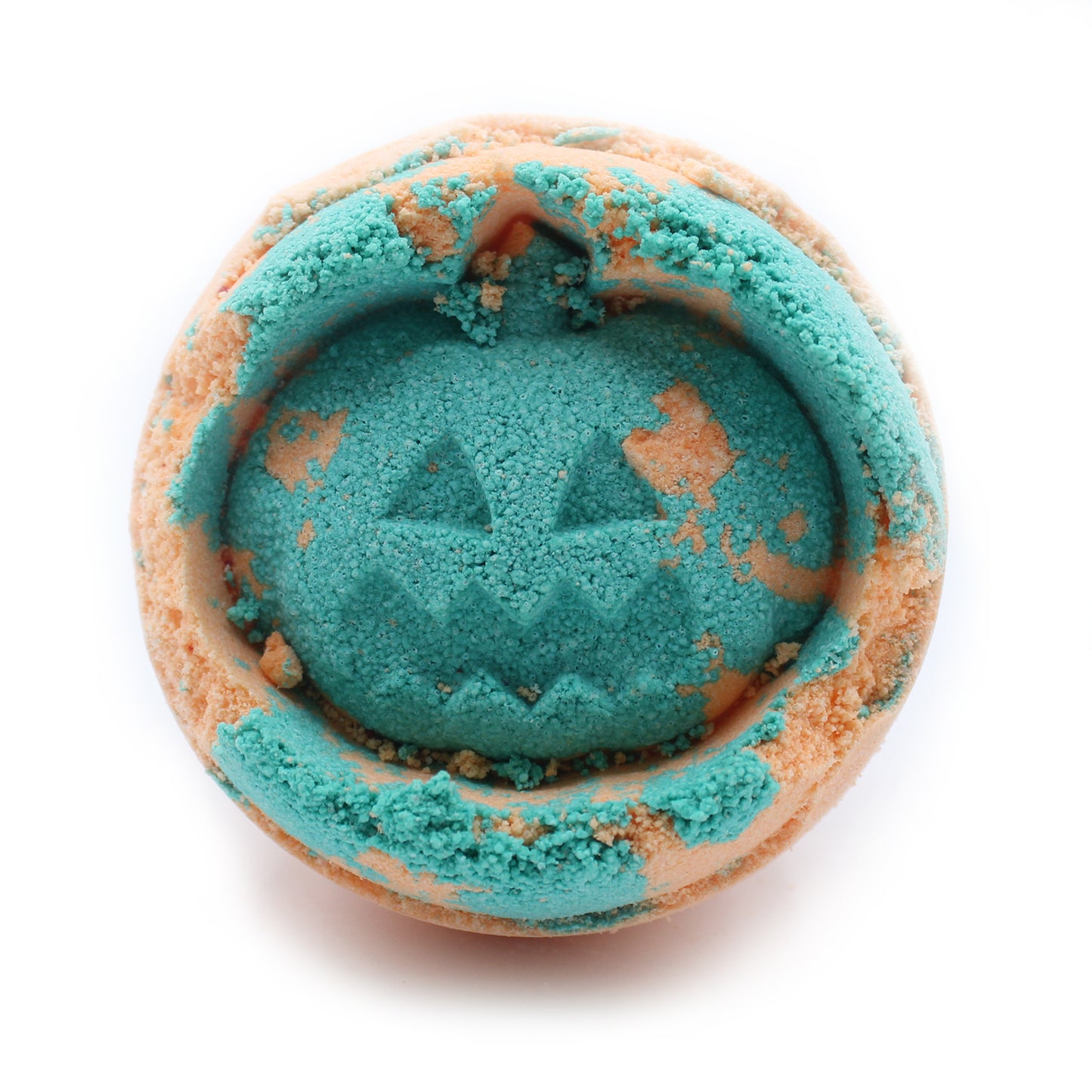 Hinojo and orange bath bomb for Halloween