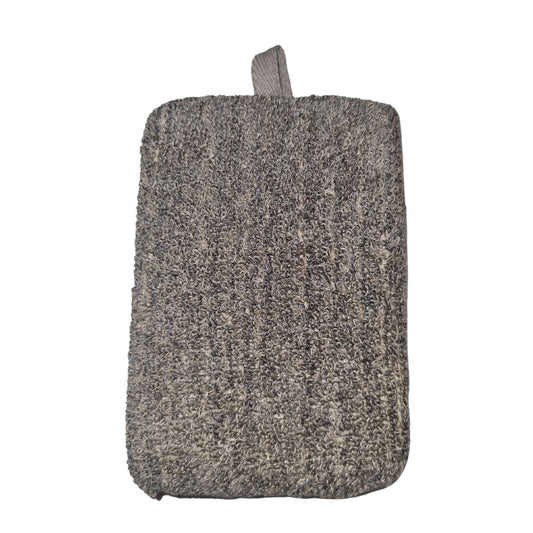 Bamboo &amp; Lino Bath Sponge - Carbon