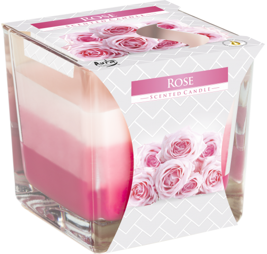 Bougie arc-en-ciel Tarro - Rose