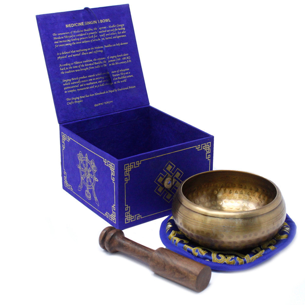 Ensemble de cuenco tibétain - Bouddha Médecine 10cm (min 500g)