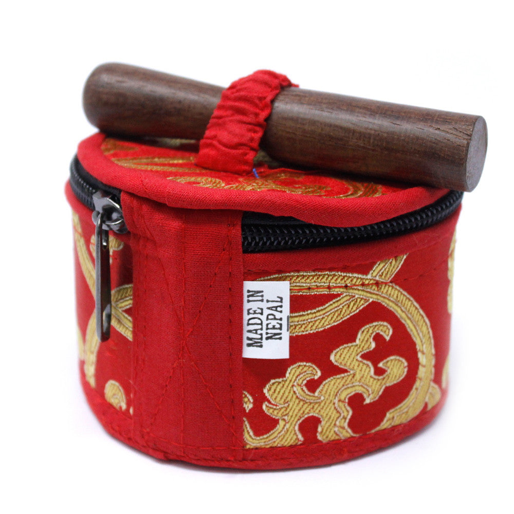 Coffret Cadeau Mini Cuenco Tibétain - Rouge