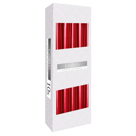 Taper Candles - Metallic Red