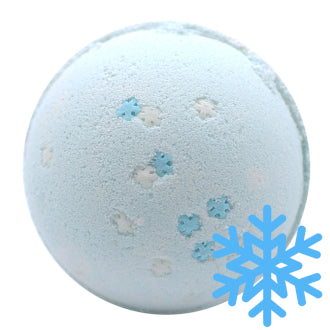 Snow glass bath bomb - Arándanos