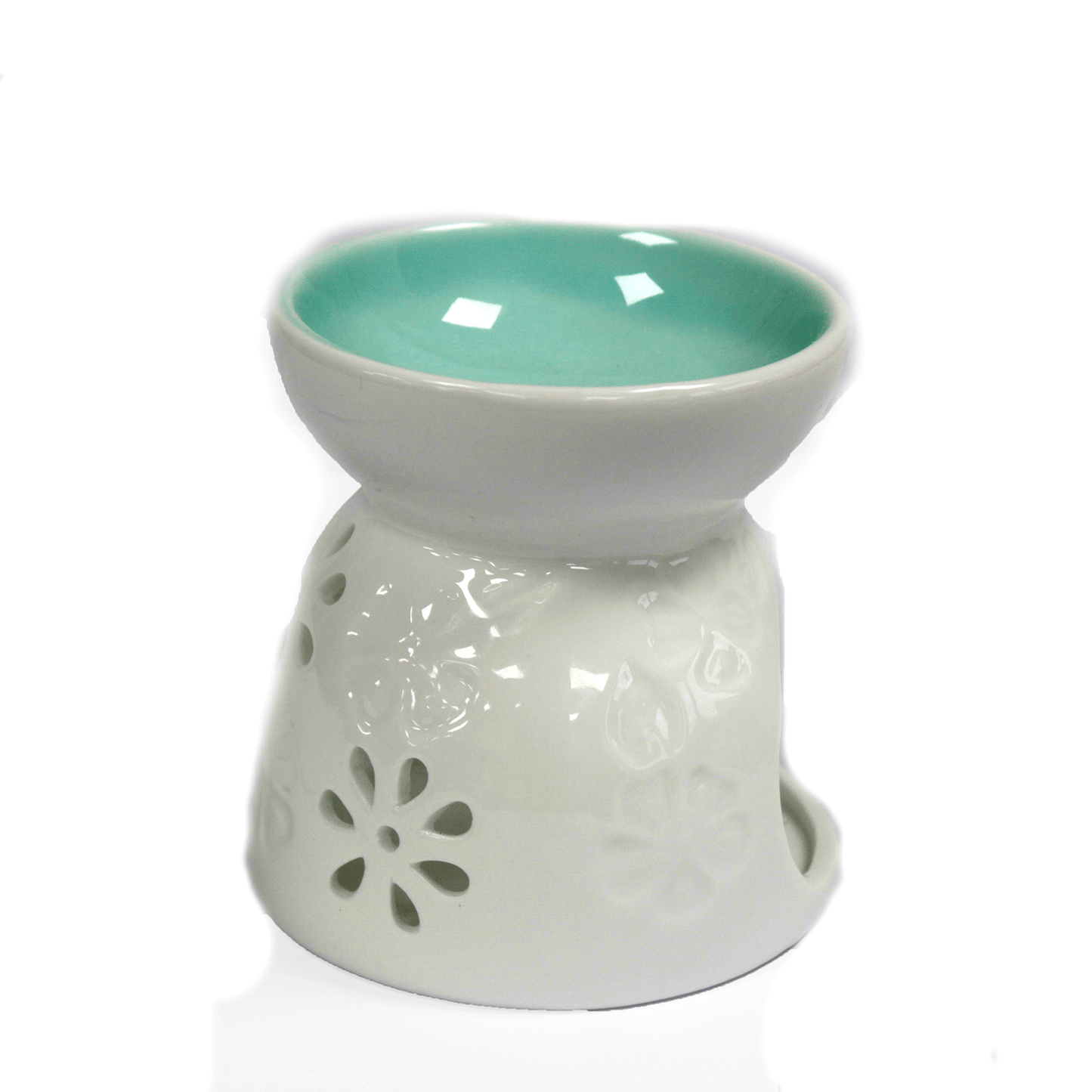 Classic oil burner - Floral and Blue