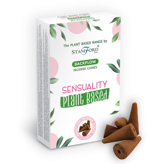 Plant-Based Reflux Incense Cones - Sensualidad