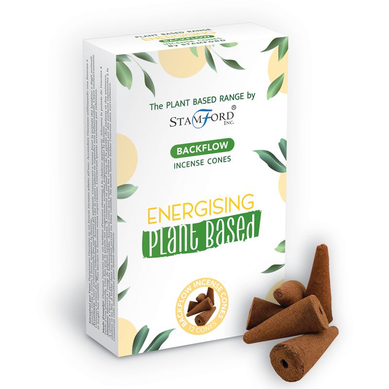 Herbal Reflux Incense Cones - Energizing