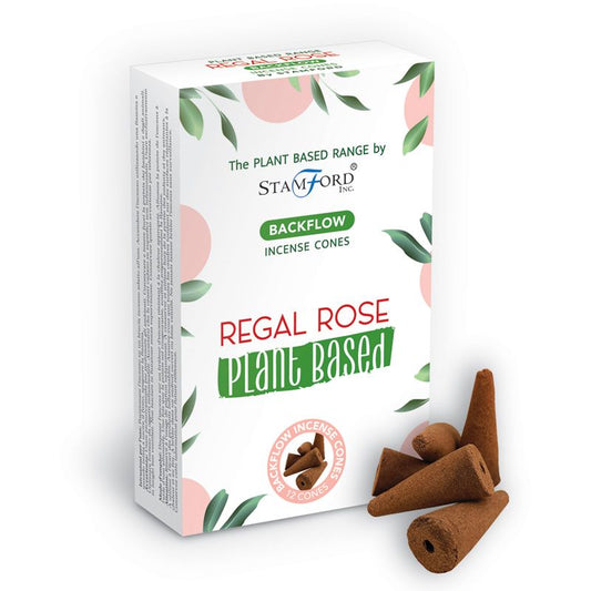 Herbal Reflux Incense Cones - Royal Pink