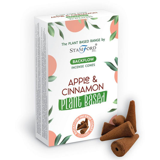 Plant-Based Reflux Incense Cones - Manzana and Canela