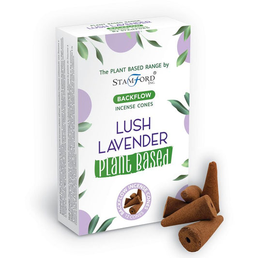 Herbal Reflux Incense Cones - Lush Lavender