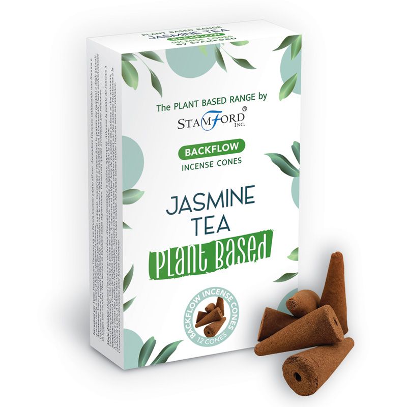 Herbal Reflux Incense Cones - Té de Jazmín