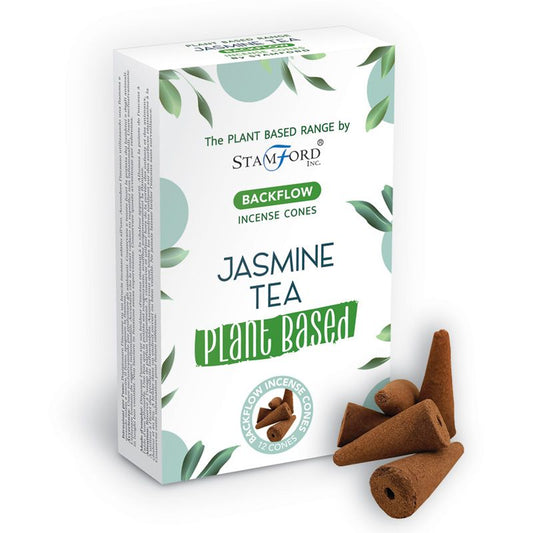 Herbal Reflux Incense Cones - Té de Jazmín