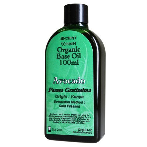 Organic base oil 100ml - aguacate