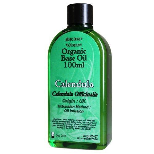 Organic Base Oil 100ml - Calendula