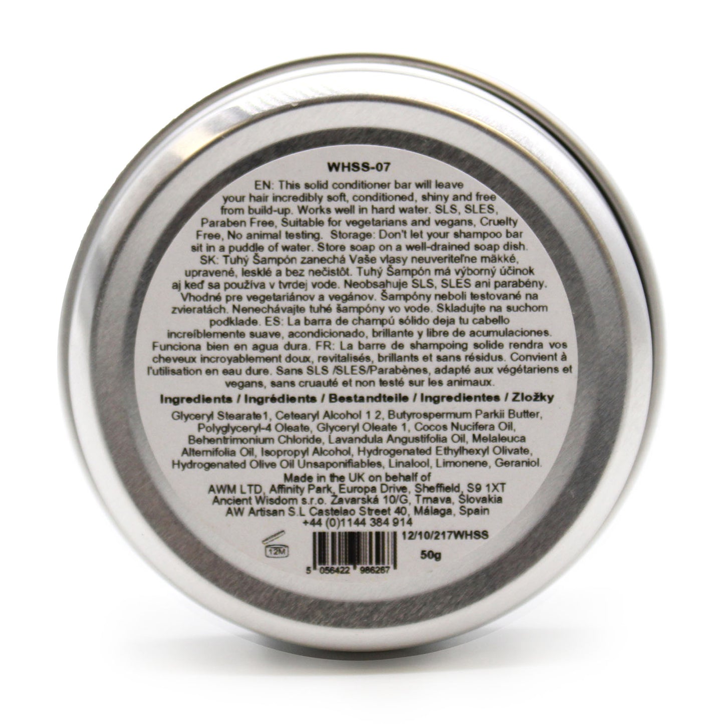 Wild Hare Solid Conditioner - Lavender and Tea Tree