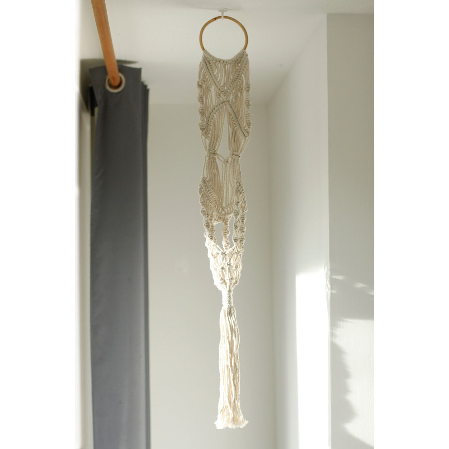 Macrame Maceter - Large avec anneau en rotin