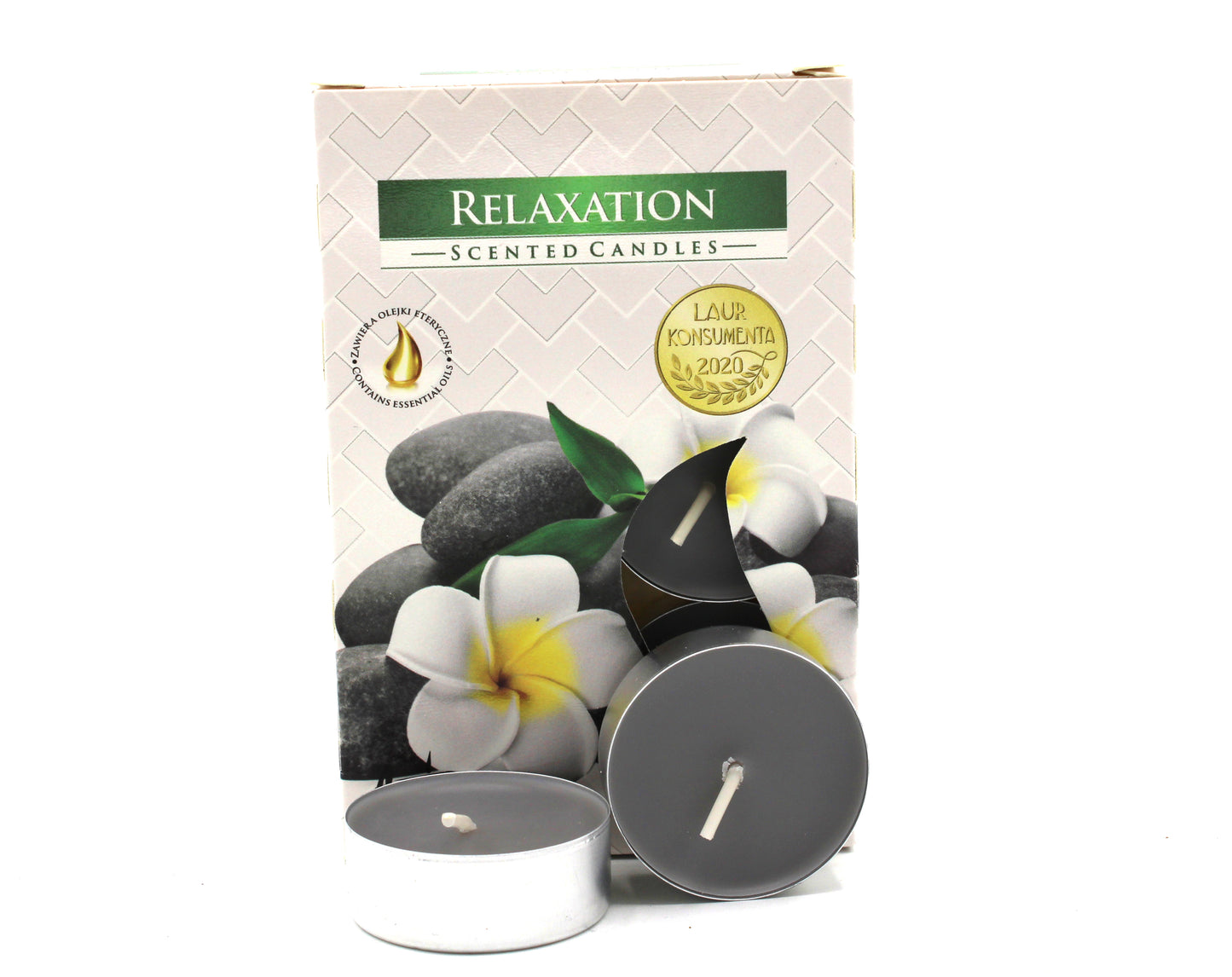 1x Set of 6 Scented Tea Candles - Relajación