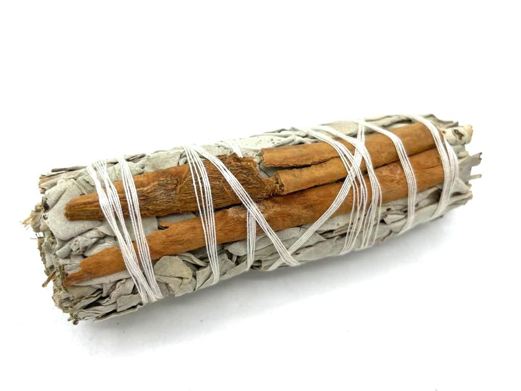 Atado de Hierba - White Sage and Cinnamon 10cm