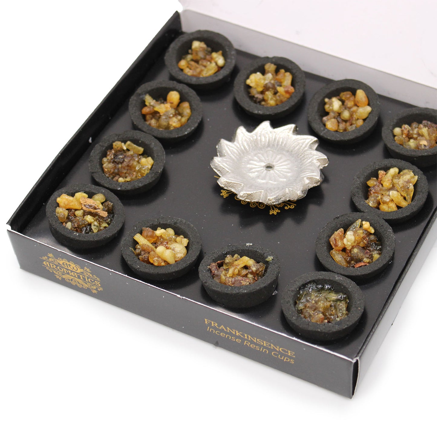 Box of 12 resin cups - Incense