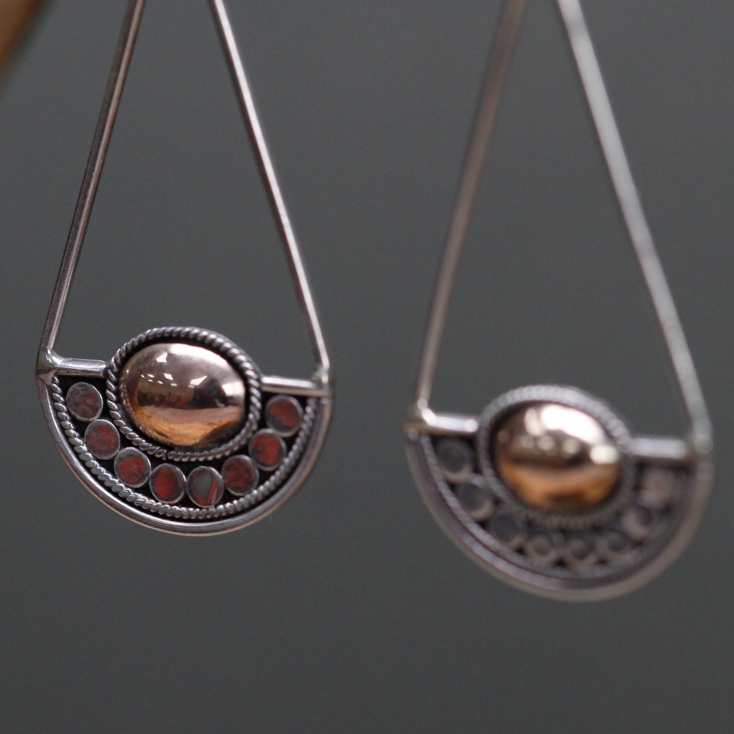 Silver and Gold Pendant - Luna Balance