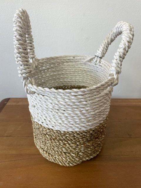 Seaweed basket game - Natural white