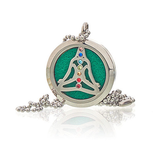 Aromatherapy Jewelry Necklace - Yoga Chakra - 30mm