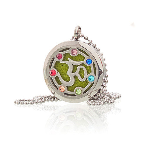 Collar de Joyería de Aromaterapia - OM Chakra - 30mm