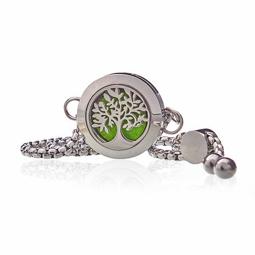 Bracelet chaîne d'aromathérapie - Arbre de vie - 20 mm