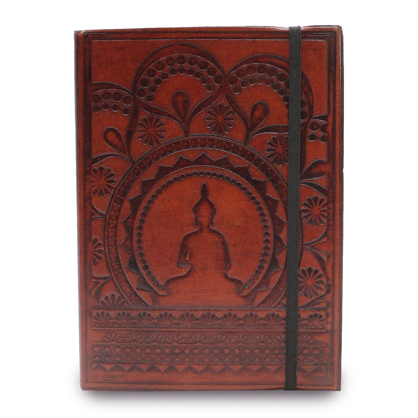 Small notebook with elastic - Tibetan Mandala