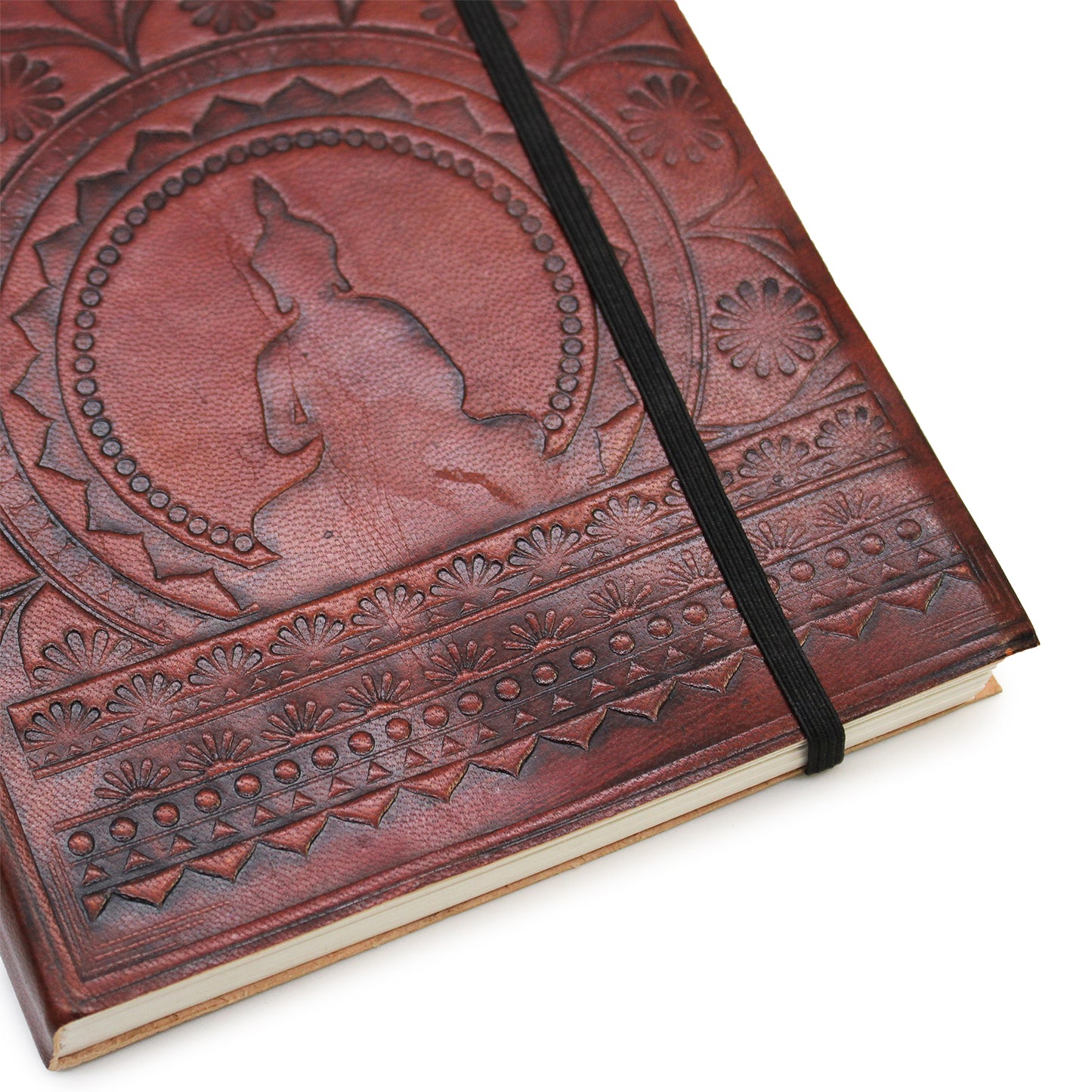 Small notebook with elastic - Tibetan Mandala