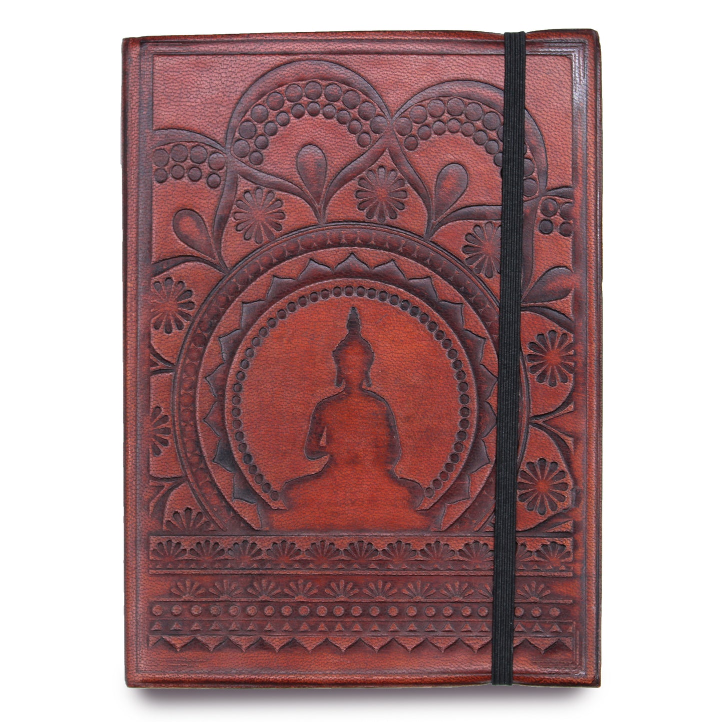 Small notebook with elastic - Tibetan Mandala