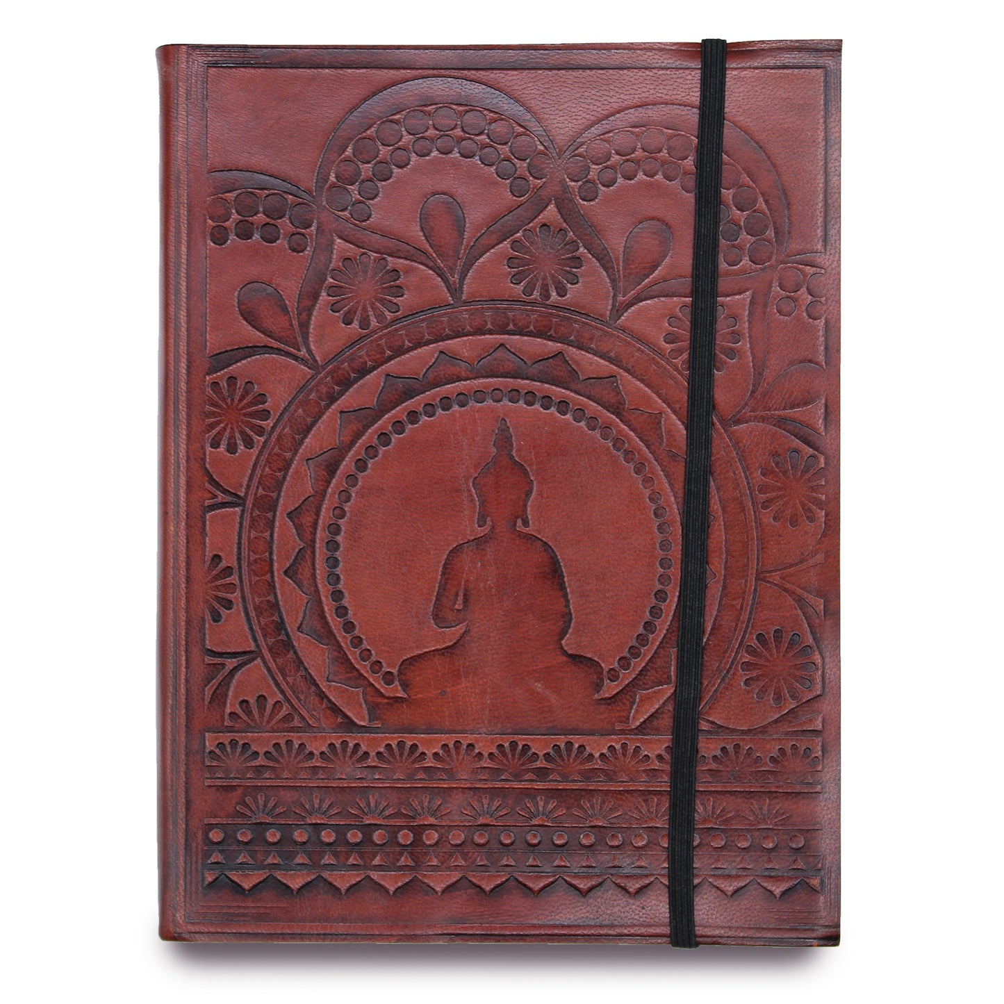 Medium notebook with elastic - Tibetan Mandala