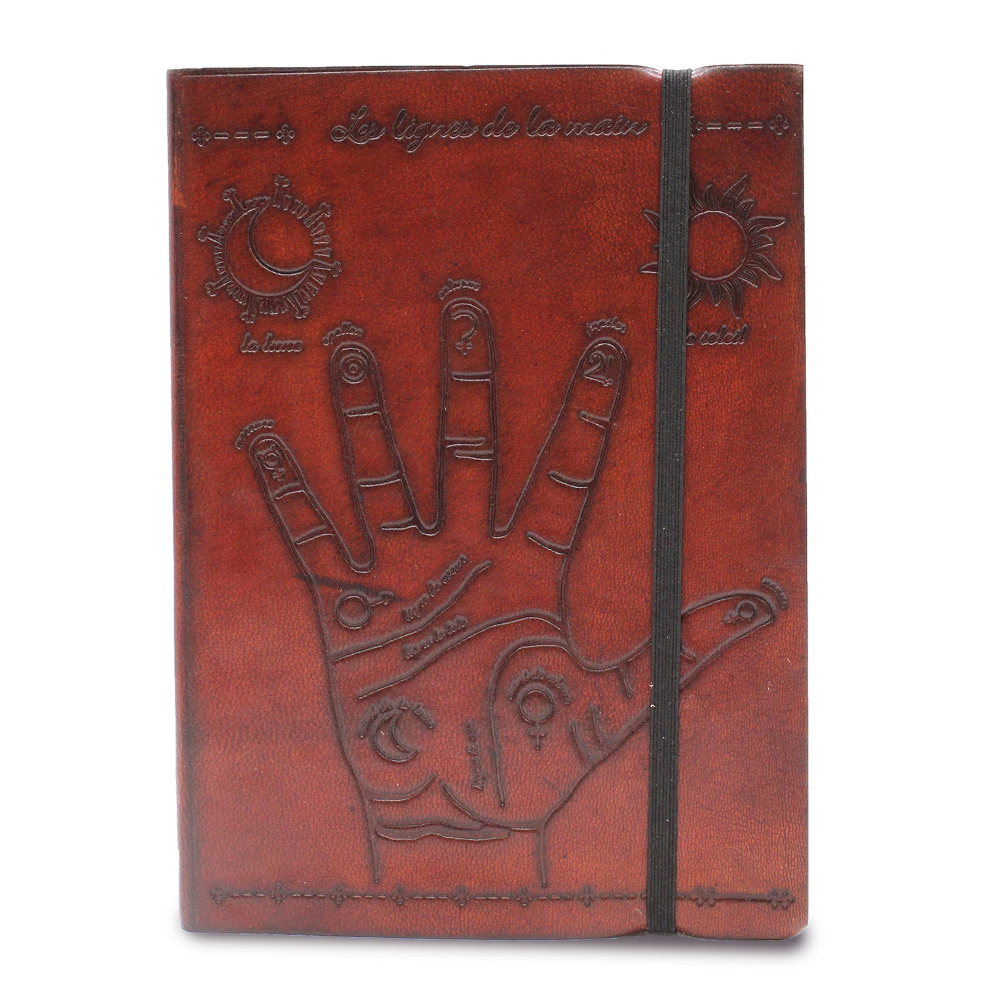 Small notebook with elastic - Palmistry