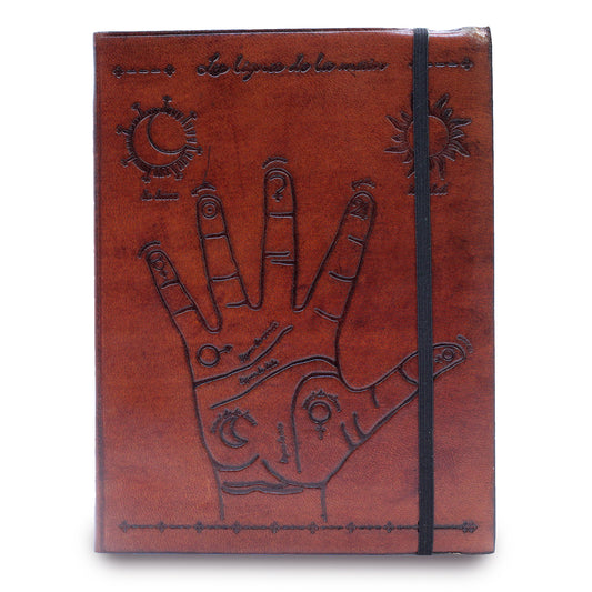 Medium notebook with elastic - Palmistry