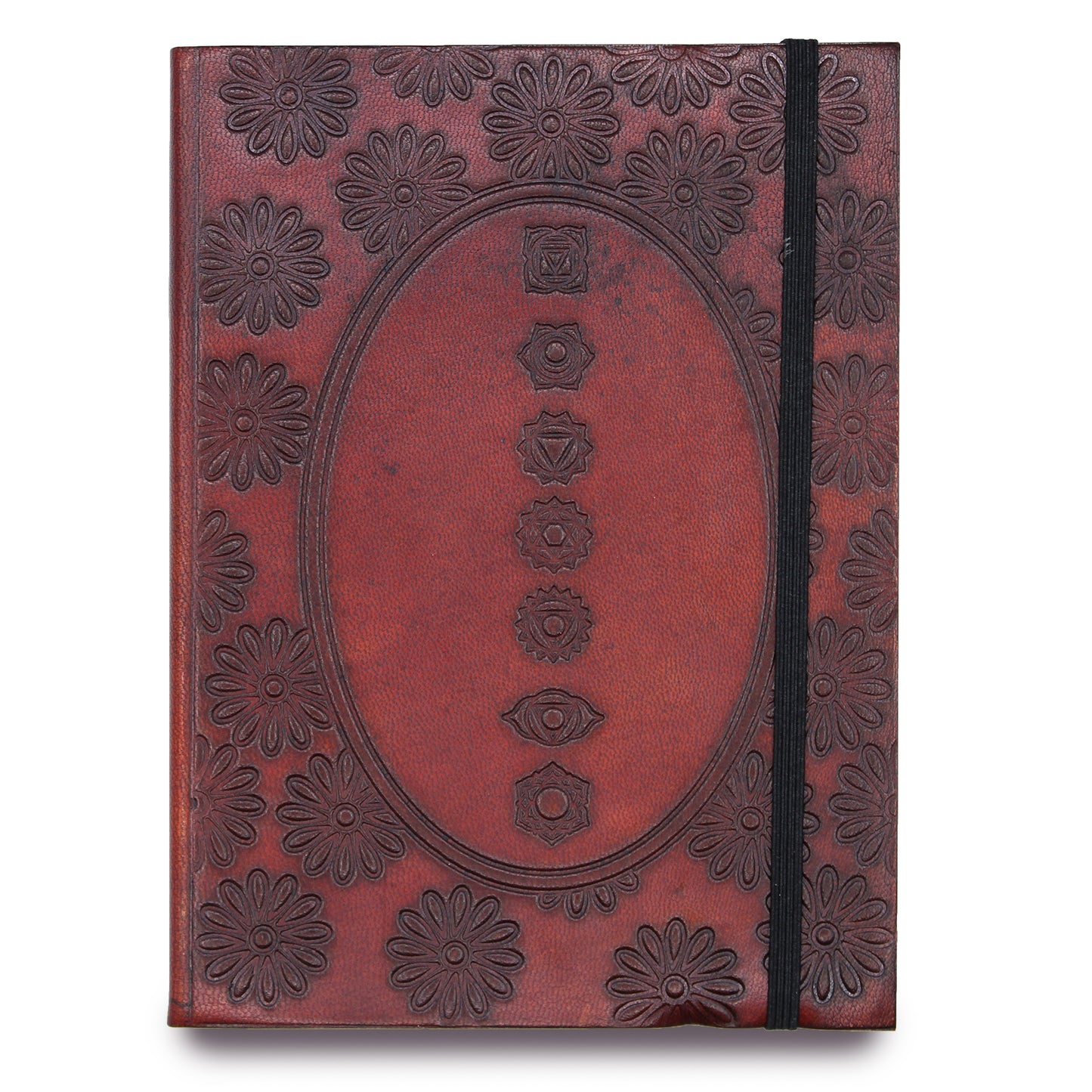 Small notebook with elastic - Chakra Mandala