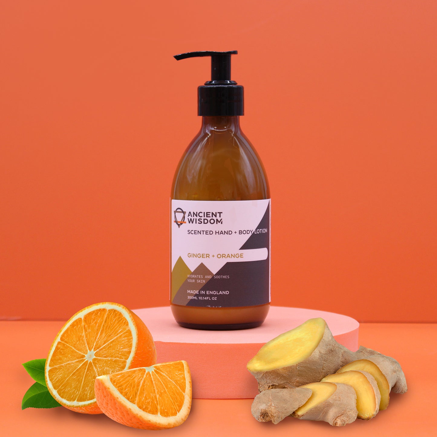 lotion pour le corps - gingembre et orange 300ml