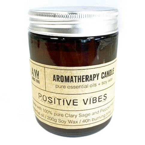 Bougie pour Aromathérapie - Vibrations positives