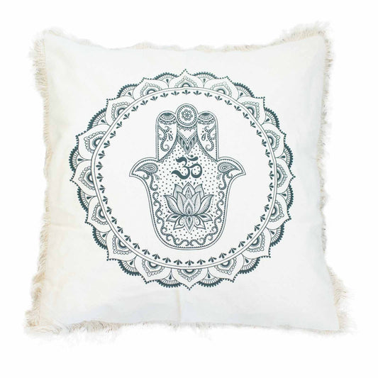 Hamsa Mandala Cojín - 60x60cm - vert