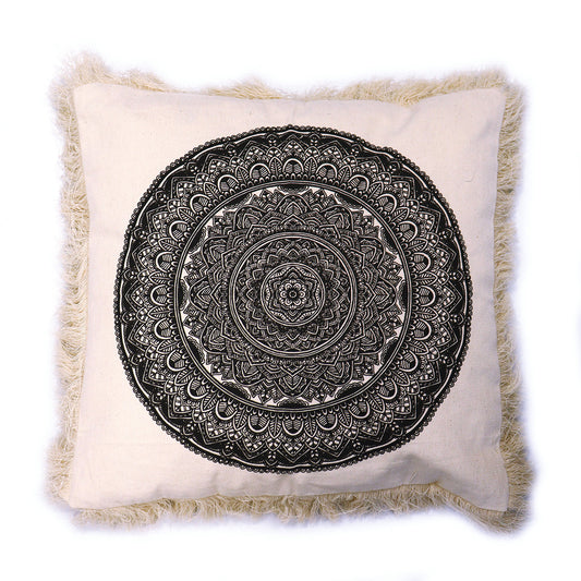 Costume traditionnel de mandala - 45x45cm - noir