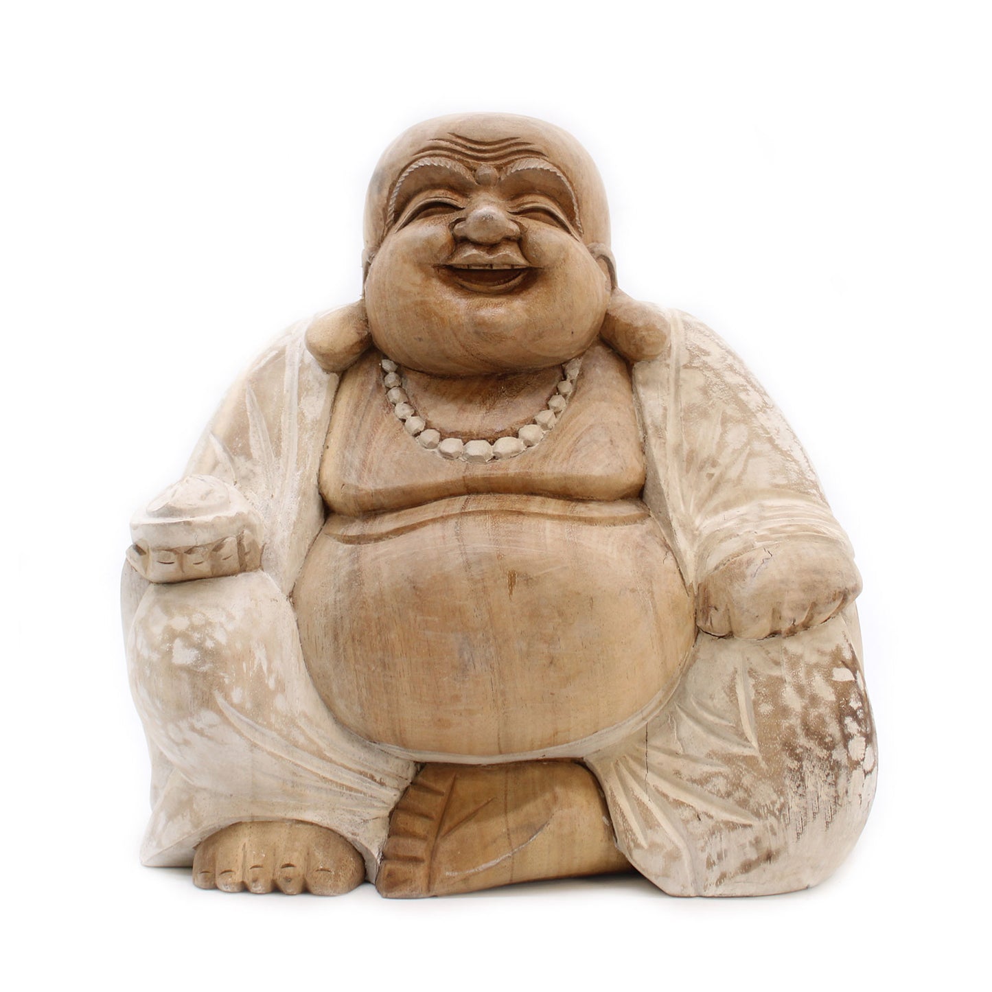 Bouddha Heureux - Blanchi 30cm